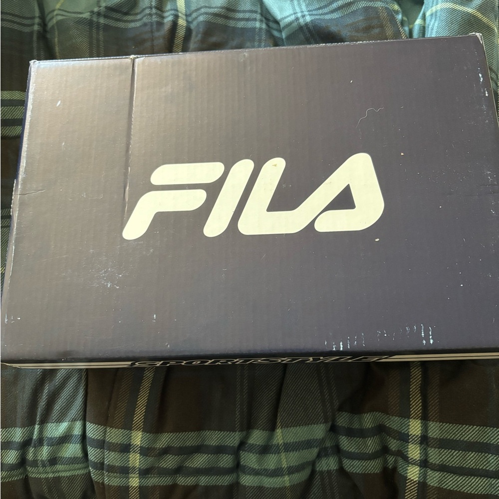 Fila Yellow and White Athletic Shoes
